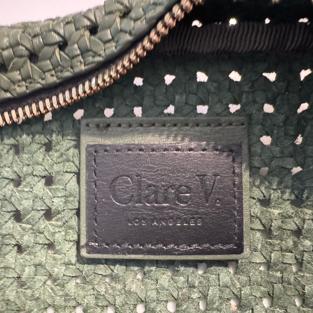 Clare V Grande Fanny - Army Rattan - Picture 6 of 10